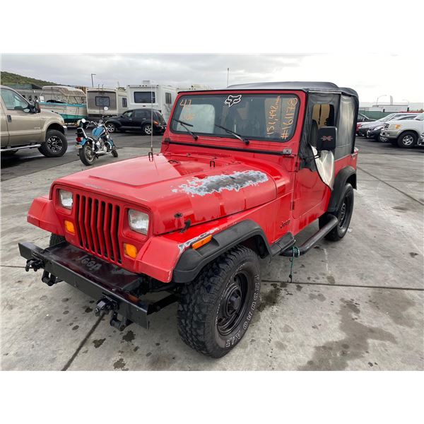 1989	Jeep	Wrangler