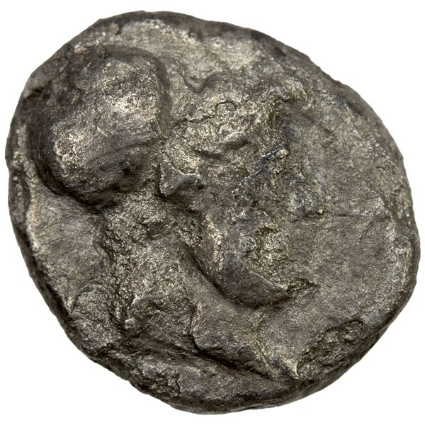 BACTRIA: Sophytes, AR diobol (0.88g), ca. 246-235 BC, F-VF