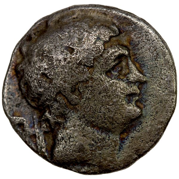 BACTRIA: Diodotos II Theos, ca. 235-225 BC, AR drachm (3.97g), Mint A (near Aï Khanoum), Fine