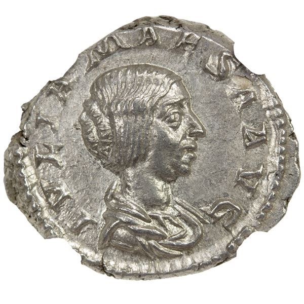 ROMAN EMPIRE: Julia Maesa, augusta, 218-224 AD, AR denarius (3.50g), Rome, NGC Choice AU