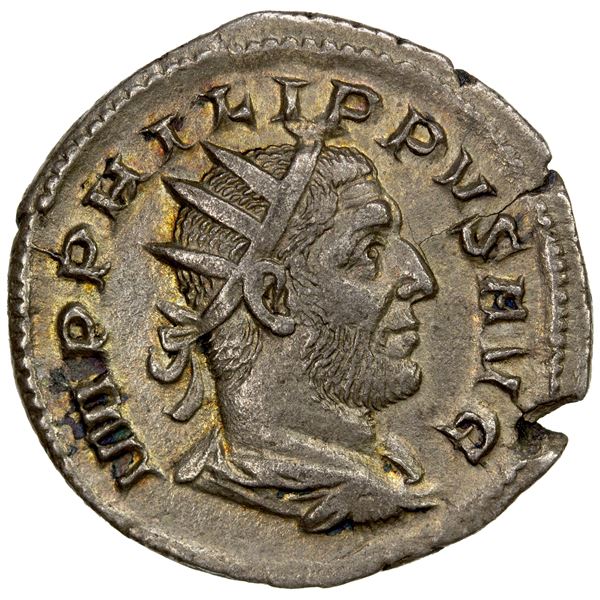 ROMAN EMPIRE: Philip I, 244-249 AD, AR antoninianus (2.86g), Rome, 248 AD, VF-EF
