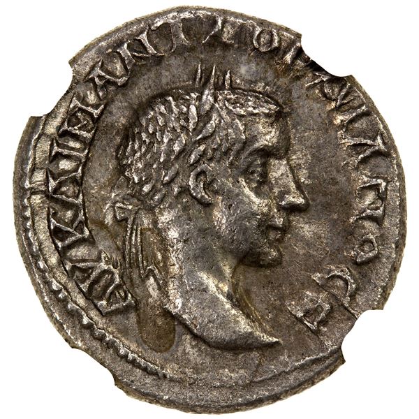 ROMAN PROVINCIAL: CAPPADOCIA: Gordian III, 238-244 AD, AR drachm, Caesarea, year 4 (240/1 AD), NGC A