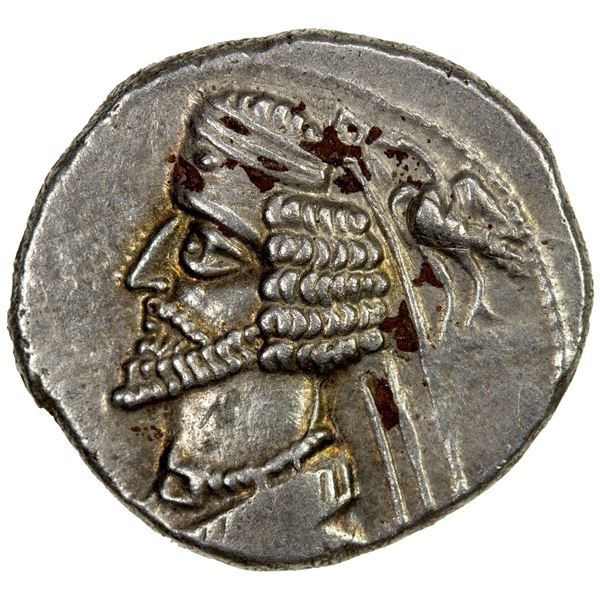 PARTHIAN KINGDOM: Phraates IV, 38-2 BC, AR drachm (3.98g), Mithradatkart, VF-EF