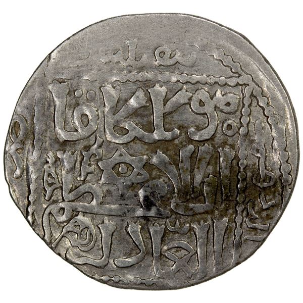GREAT MONGOLS: Möngke, 1251-1260, AR dirham (2.64g), Tiflis, AH656, VF