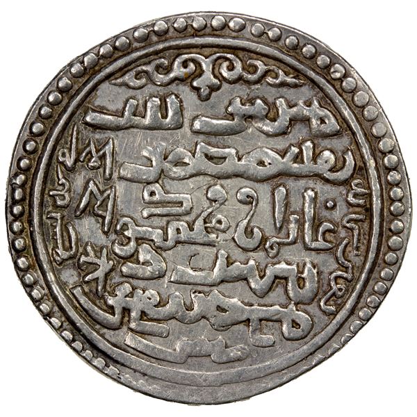 ILKHAN: Ghazan Mahmud, 1295-1304, AR 2 dirhams (4.42g), Erzincan, AH699//699, EF