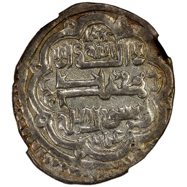 ILKHAN: Abu Sa'id, 1316-1335, AR 6 dirhams (8.51g), Sabzawar, Khani 33, NGC MS62