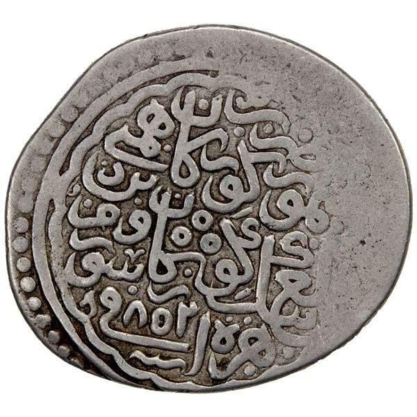TIMURID: Ulugh Beg I, 1447-1449, AR tanka (5.48g), Herat, AH852