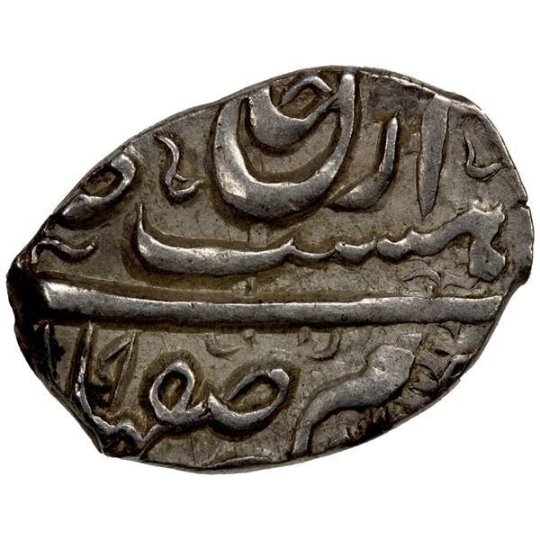 SAFAVID: Safi I, 1629-1642, AR bisti (0.77g), Isfahan, AH(10)39, nearly EF