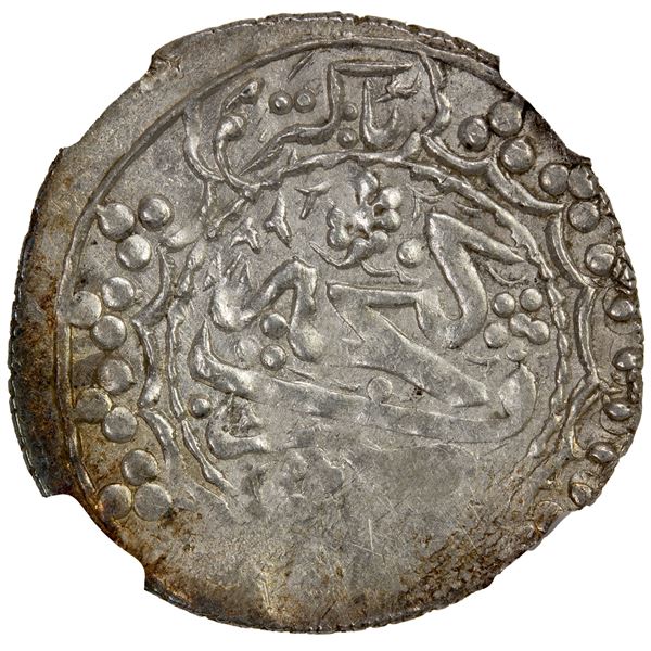 GANJA: Muhammad Hasan Khan, 1760-1780, AR abbasi (3.35g), Ganja, AH1188, NGC MS62
