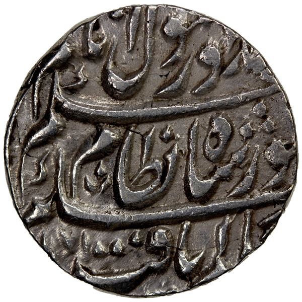 DURRANI: Taimur Shah as Nizam, 1757-1772, AR rupee (11.35g), Lahore, AH1171 year one (ahad), EF