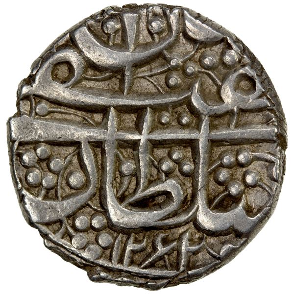 BARAKZAY: Kohandil Khan, 1840-1855, AR qandahari rupee (5.65g), Ahmadshahi, AH1272//1272, EF-AU