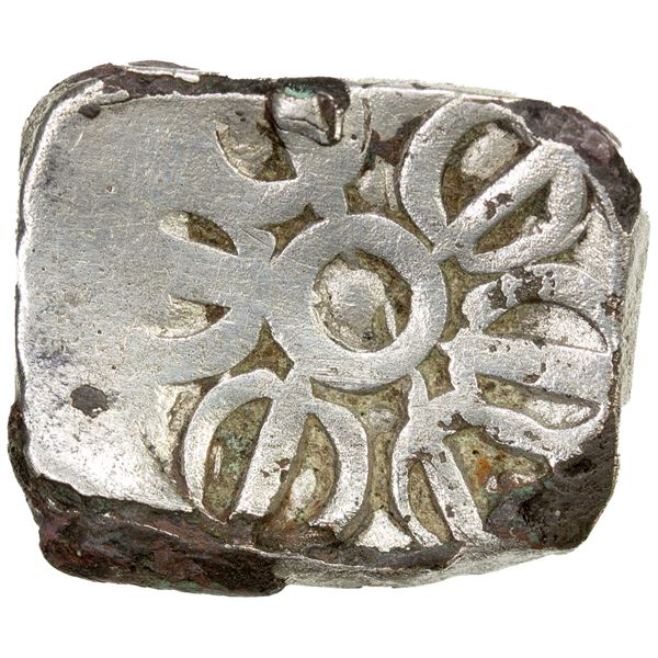 GANDHARA: Anonynous, ca. 5th/4th century BC, AR ½ shatamana (3.57g), EF