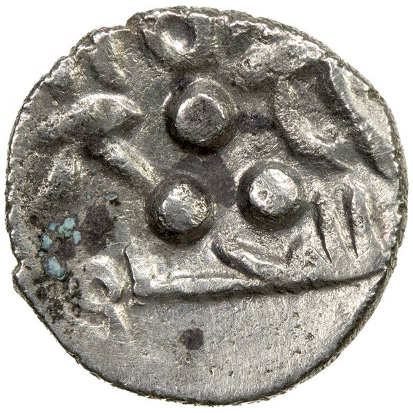 AMIRS OF MULTAN: Jalam II, ca. 830-840, AR damma (0.69g), bold VF-EF