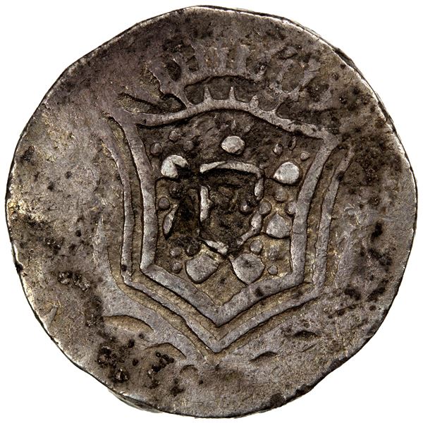 DIU: João V, 1706-1750, AR rupia (11.93g), 1747, Fine
