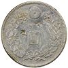 Image 2 : CHOPMARKED COINS: JAPAN: Meiji, 1868-1912, AR yen, year 36 (1903), EF