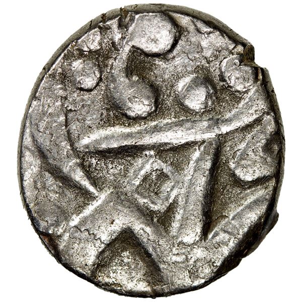 SINKIANG: Kuang Hsu, 1875-1908, AR ½ miscal (1.74g), Aksu, AH1298, VF-EF