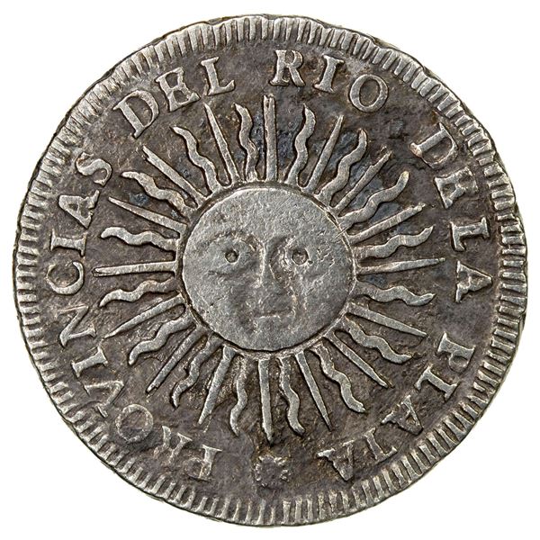 ARGENTINA: Provincias del Rio de la Plata, AR real, 1815, F-VF