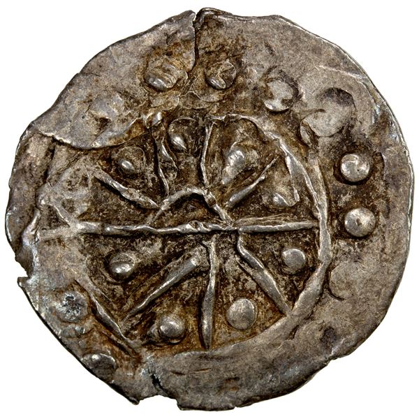 BURMA: HALIN: Anonymous, ca. 8th/9th century, AR ¼ unit (2.30g), EF