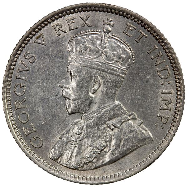 CANADA: George V, 1910-1936, AR 10 cents, 1911, Unc