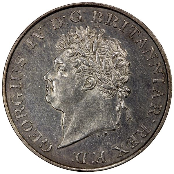 CEYLON: George IV, 1820-1830, AR rixdollar, 1821, AU