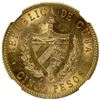 Image 2 : CUBA: First Republic, AV 5 pesos, 1916, NGC MS62
