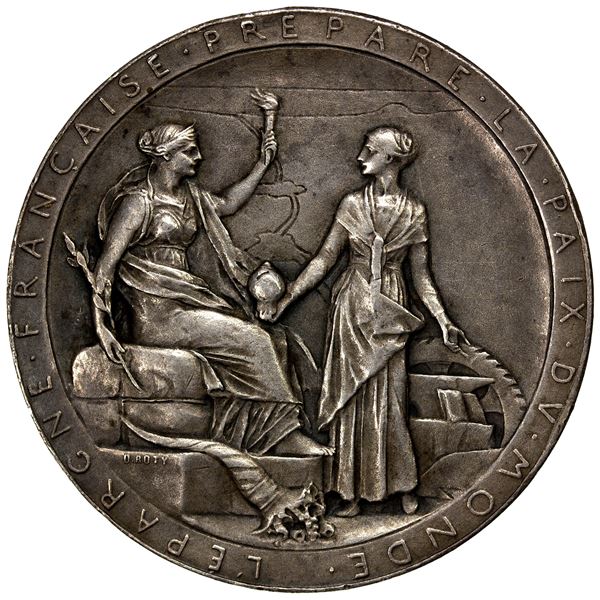 EGYPT: AR medal (48.23g), 1869, EF