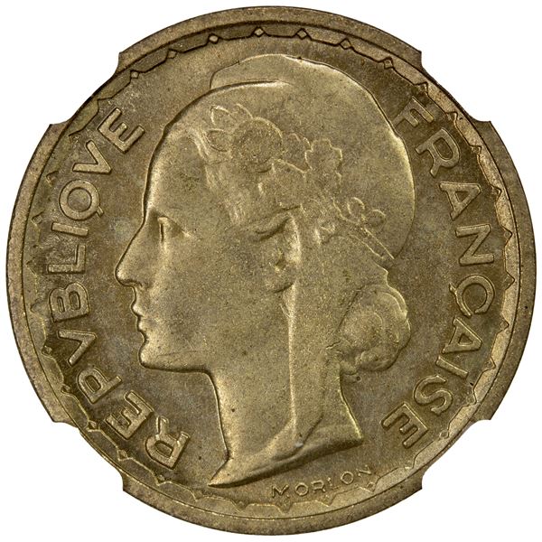 FRANCE: Fourth Republic, 20 francs, 1950, NGC MS65