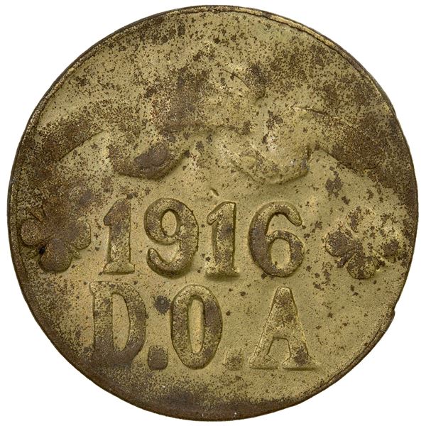 GERMAN EAST AFRICA: Wilhelm II, 1888-1918, 5 heller, 1916-T, Choice AU