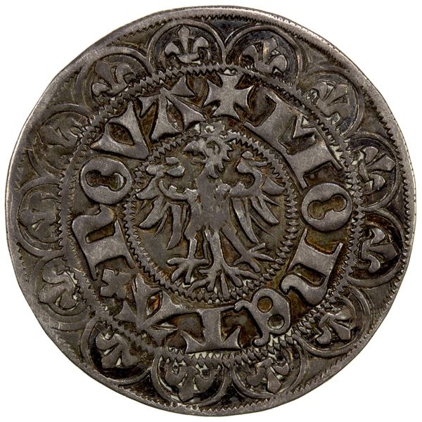 FRANKFURT AM MAIN: Karl V, 1519-1556, AR turnose (2.64g), ND, VF
