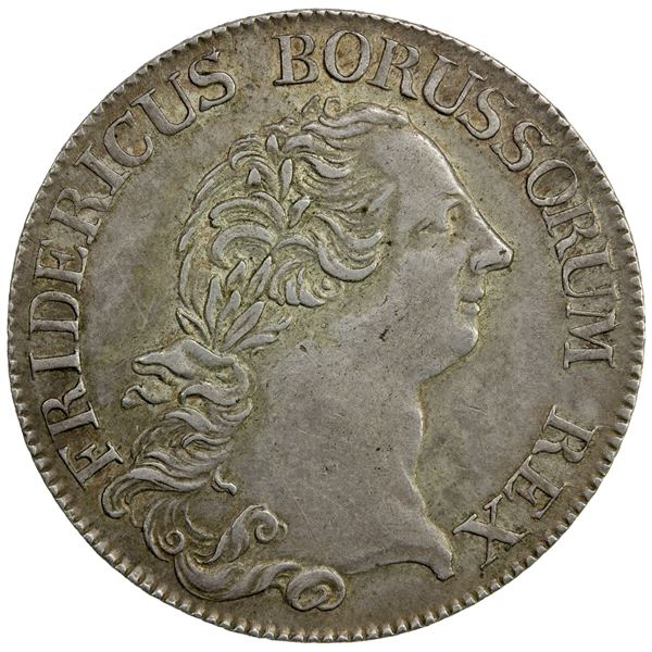 PRUSSIA: Friedrich II (the Great), 1740-1786, AR 1/3 thaler, 1773-A, VF-EF