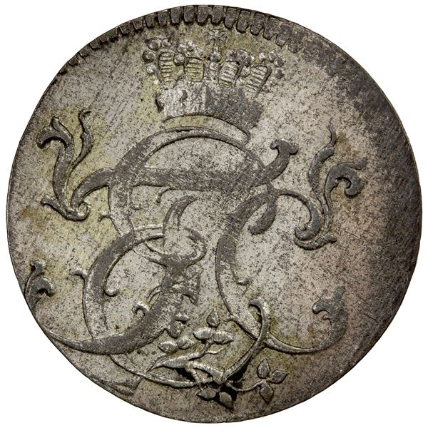 SAXE-HILDBURGHAUSEN: Ernst Friedrich III Carl, 1745-1780, BI 1/24 thaler, 1759, EF-AU