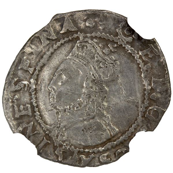 ENGLAND: Elizabeth I, 1558-1603, AR penny, ND (1561-77), NGC EF details