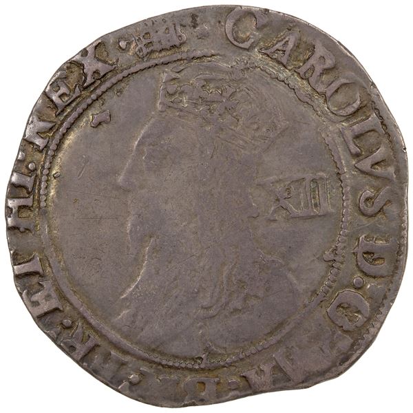ENGLAND: Charles I, 1625-1649, AR shilling, London, Tower mint (1633-34), VF