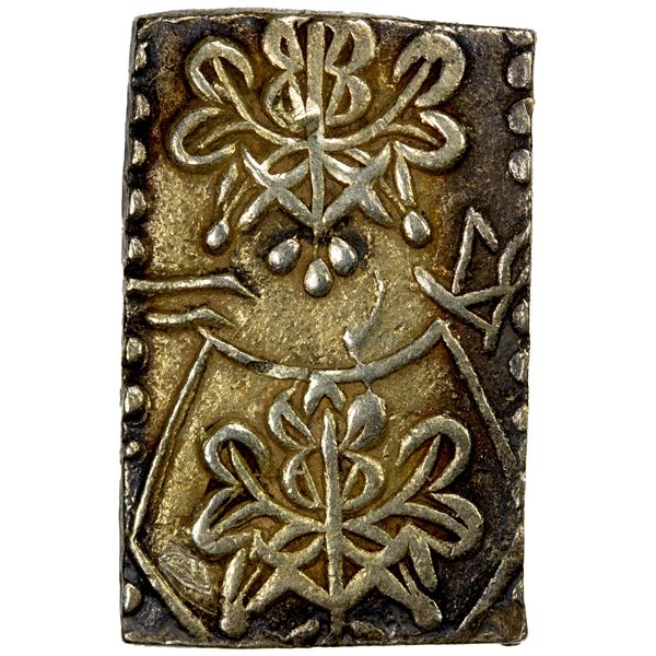 JAPAN: Meiji, 1868-1912, AV 2 bu (2.92g), ND (1868-69), VF-EF