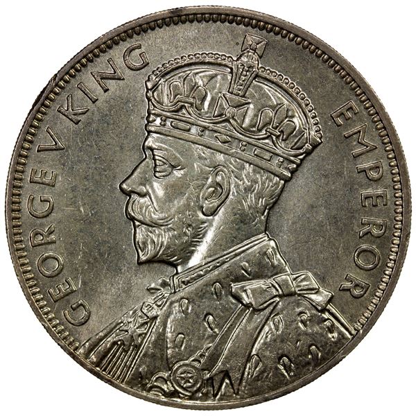 MAURITIUS: AR rupee, 1934, Unc