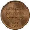 Image 2 : PALESTINE: 1 mil, 1927, NGC MS65 RB