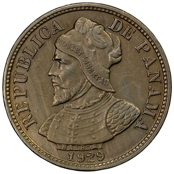 PANAMA: Republic, 2½ centesimos, 1929, Unc