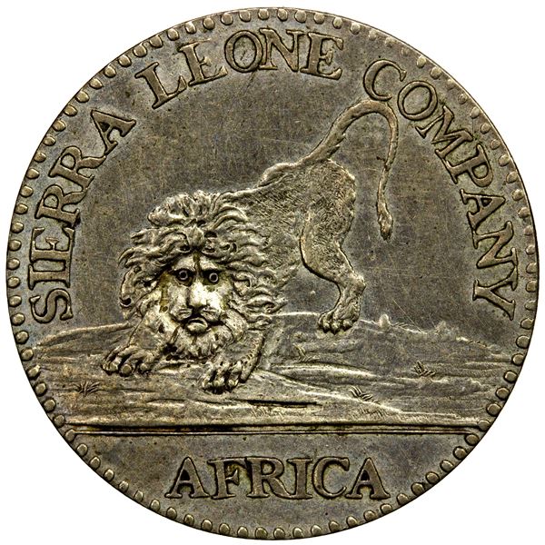 SIERRA LEONE: Sierra Leone Company, AR 10 cents, 1805, EF