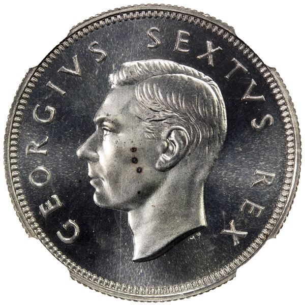 SOUTH AFRICA: George VI, 1936-1952, AR 2 shillings, 1948, NGC Proof 66