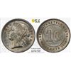Image 1 : STRAITS SETTLEMENTS: Victoria, 1867-1901, AR 10 cents, 1900-H, PCGS AU58