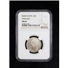 Image 3 : THAILAND: Rama VII, 1925-1935, AR ½ baht, BE2472 (1929), NGC MS64