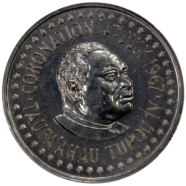 TONGA: Taufa’ahau Tupou IV, 1965-2006, ¼ hau, 1967, NGC MS64