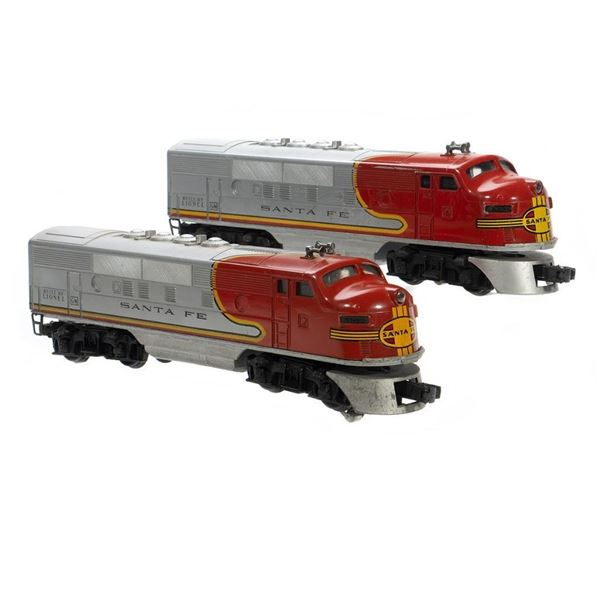 Lionel 2383 Santa Fe F3 A-A units diesel locomotive