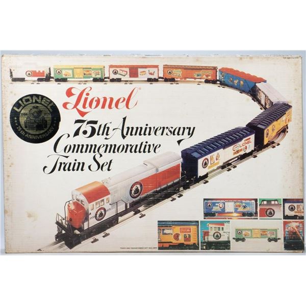 Lionel 6-1585 75th Anniversary Commemorative Train Set With U36B Diesel Locomotive and 8 Cars