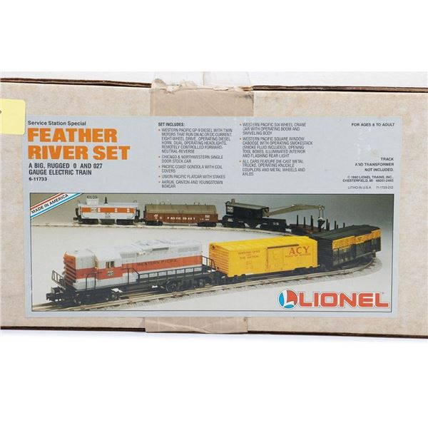 Lionel Feather River Service Station Set number 6-11733 sealed in the original box.