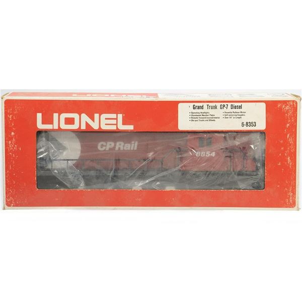 Lionel 6-8854 CP Rail GP-7 Diesel Locomotive in incorrect original box.