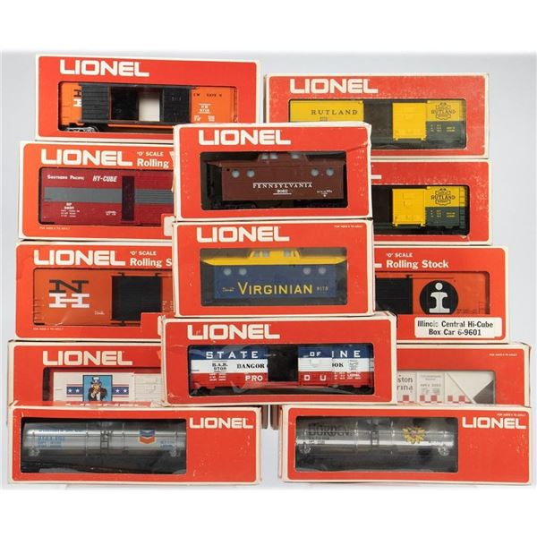Lionel 13 Freight Cars