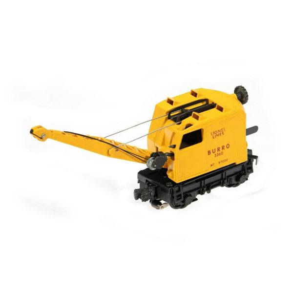 Lionel Post War 3360 Burro Crane