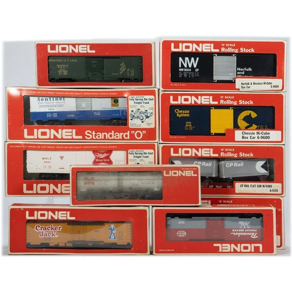Lionel 10 Freight Cars
