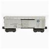 Image 1 : Lionel Postwar 3454 PRR Merchandise Box Car. Silver with Blue Lettering
